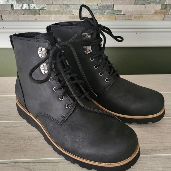 UGG Ritter Boot Black Treadlite Men's New Size 10 - Picture 4 of 11